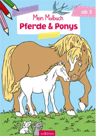Malbuch ArsEdition Pferde & Ponys